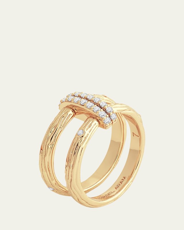 Enchanted Forest Chain Double Ring